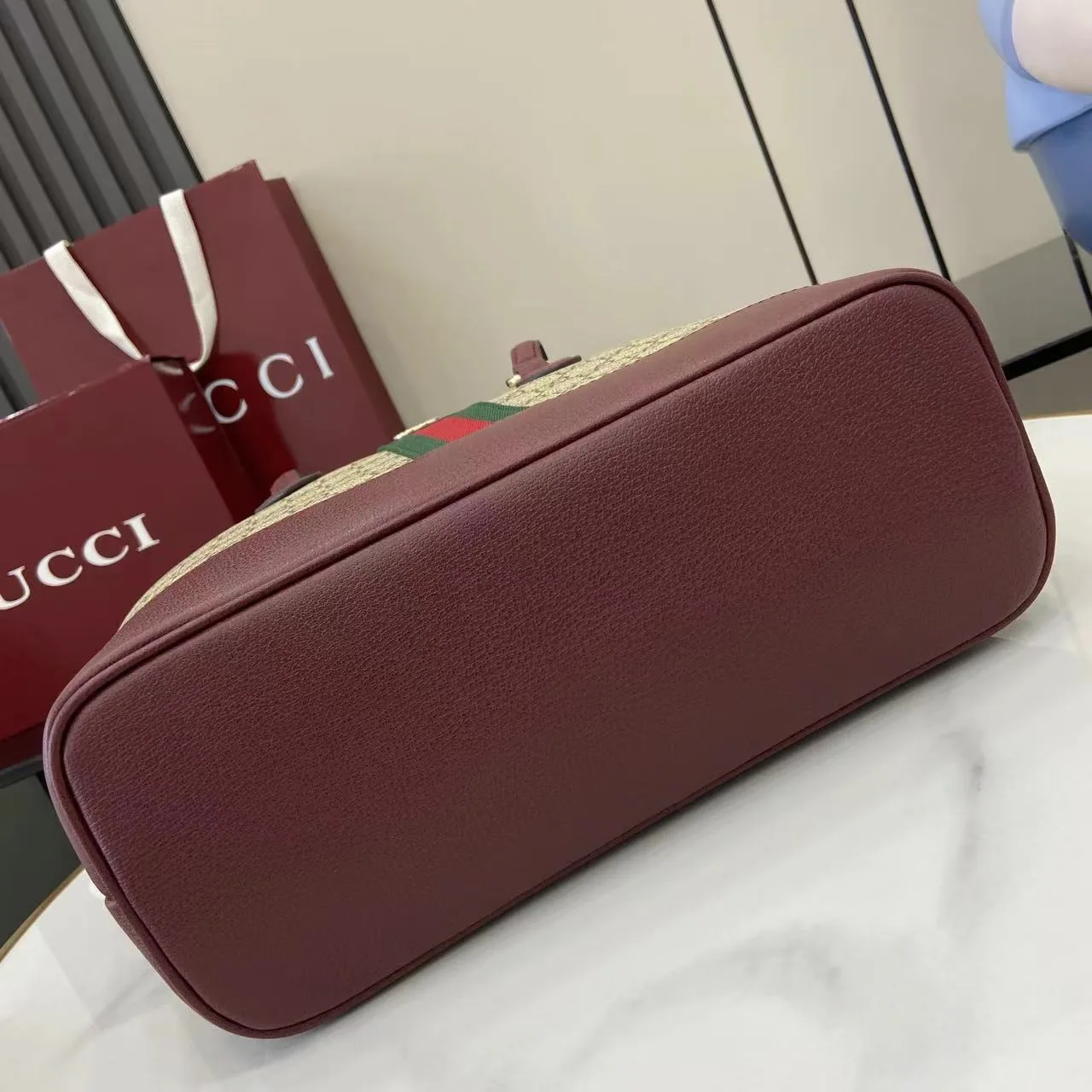 Gucci Brown Ophidia GG Supreme Canvas Tote Bag product photo from LabelPicks