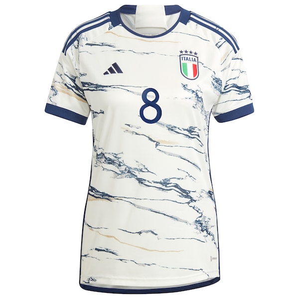 Jorginho Italy National Team adidas Women's 2023 Away Replica Jersey - White