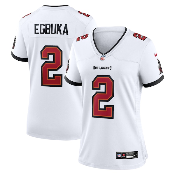 Emeka Egbuka  Tampa Bay Buccaneers Nike Women's  Game Jersey - White/Creamsicle/Red