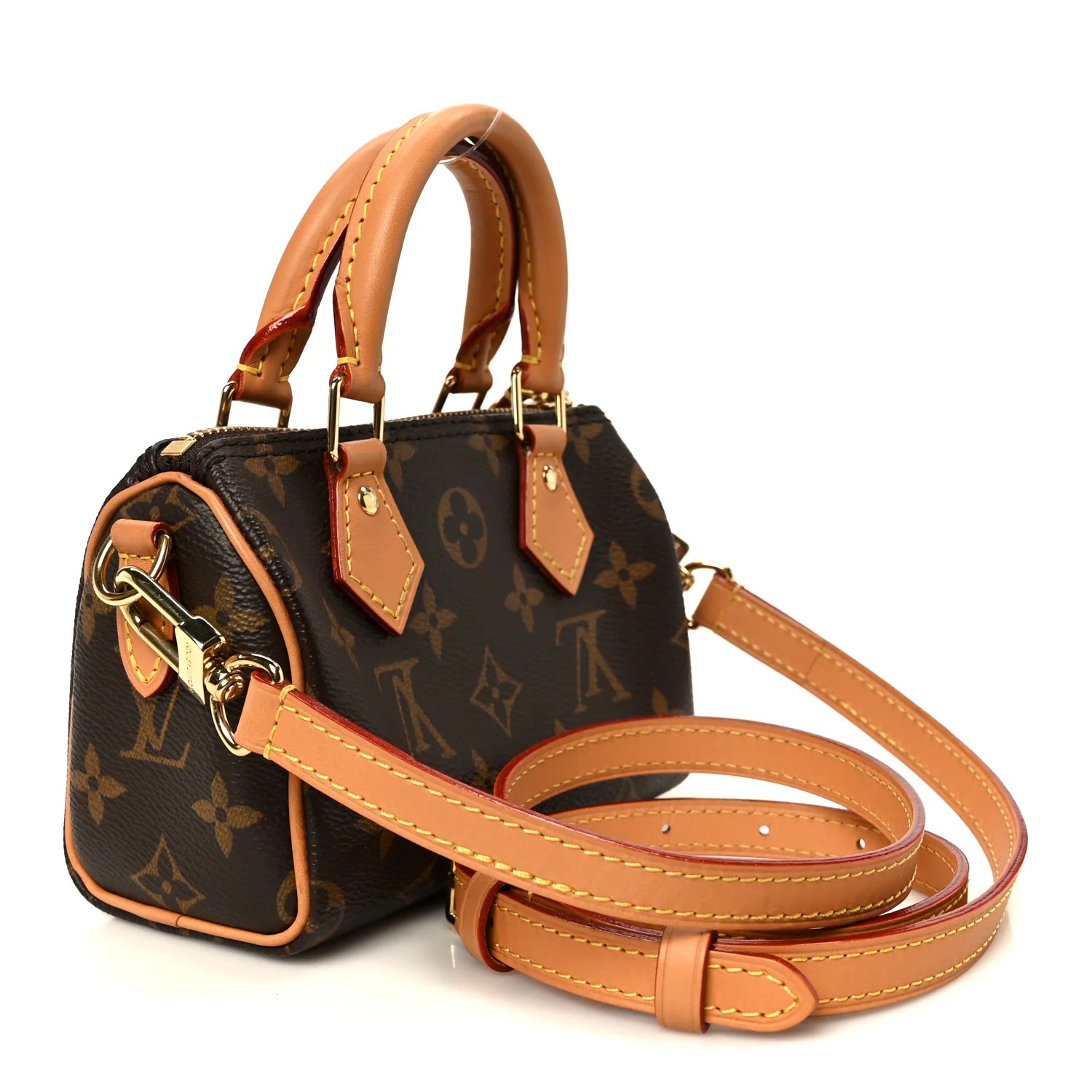 Nano Speedy Bandoulière – Bolsa Feminina Mini Monogram de Luxo Modelo: M81085
