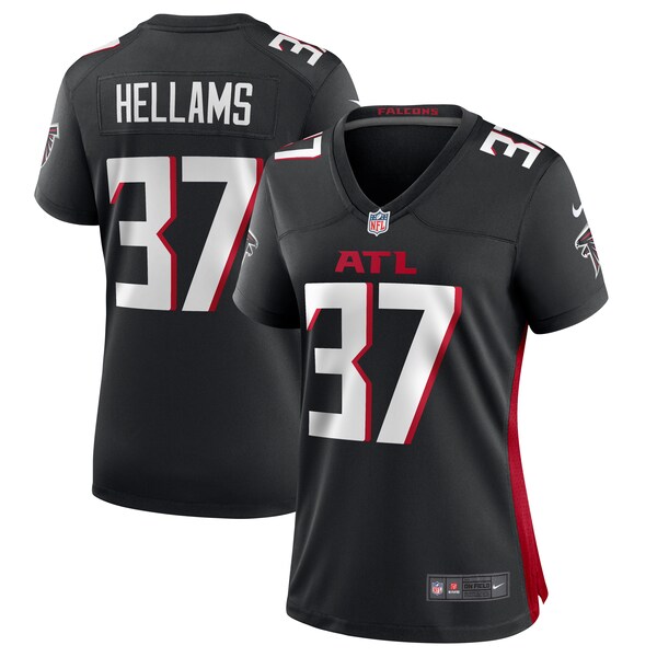 DeMarcco Hellams Atlanta Falcons Nike Women's Team Game Jersey -  Black