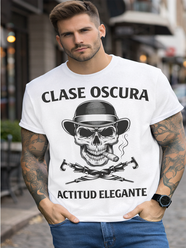 Remera “Clase Oscura” – Calle y Calavera