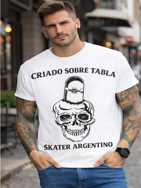 Remera “Criado Sobre Tabla” – Calle y Calavera