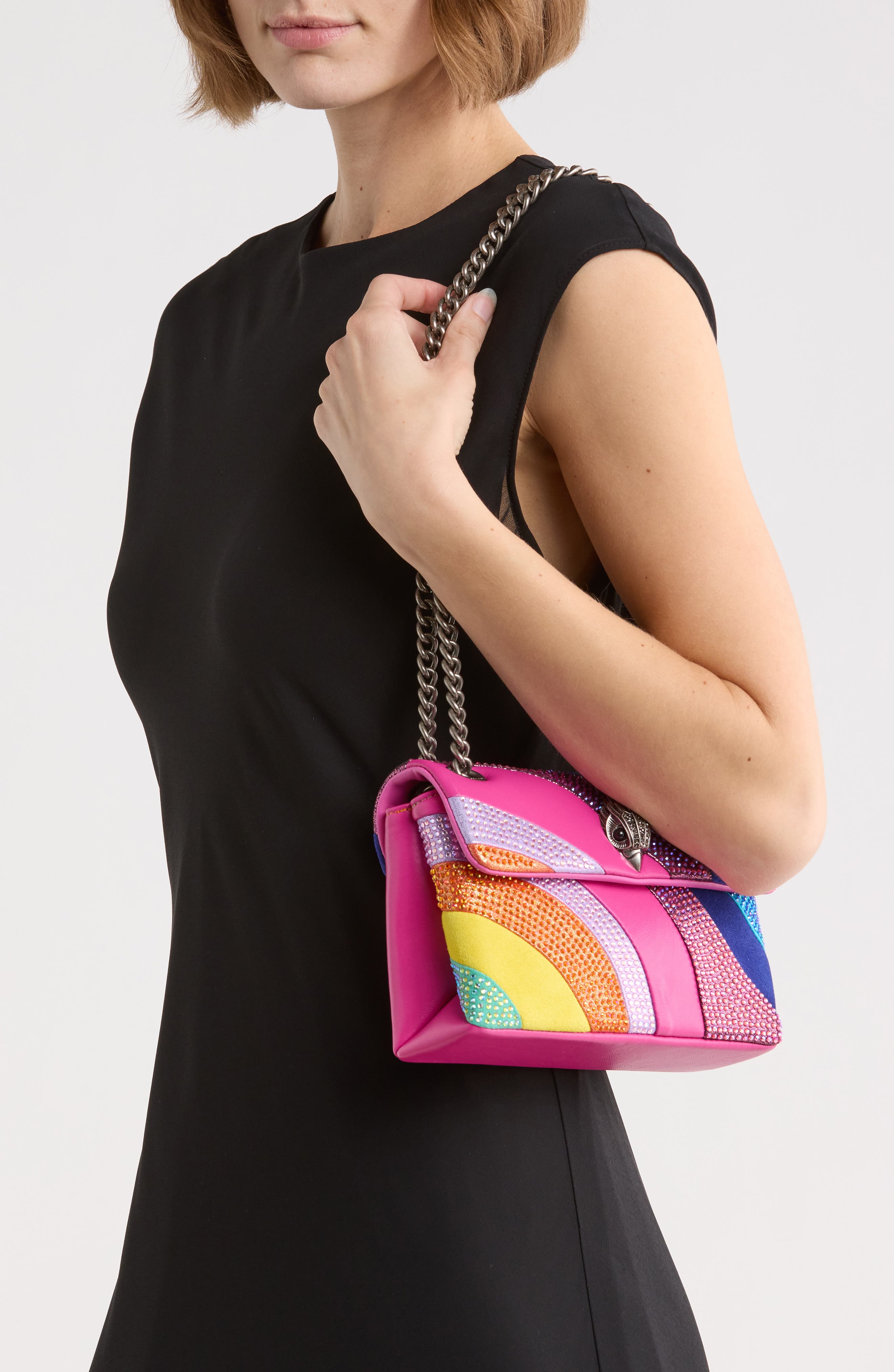 Kurt Geiger London Mini Kensington Convertible Leather Crossbody Bag