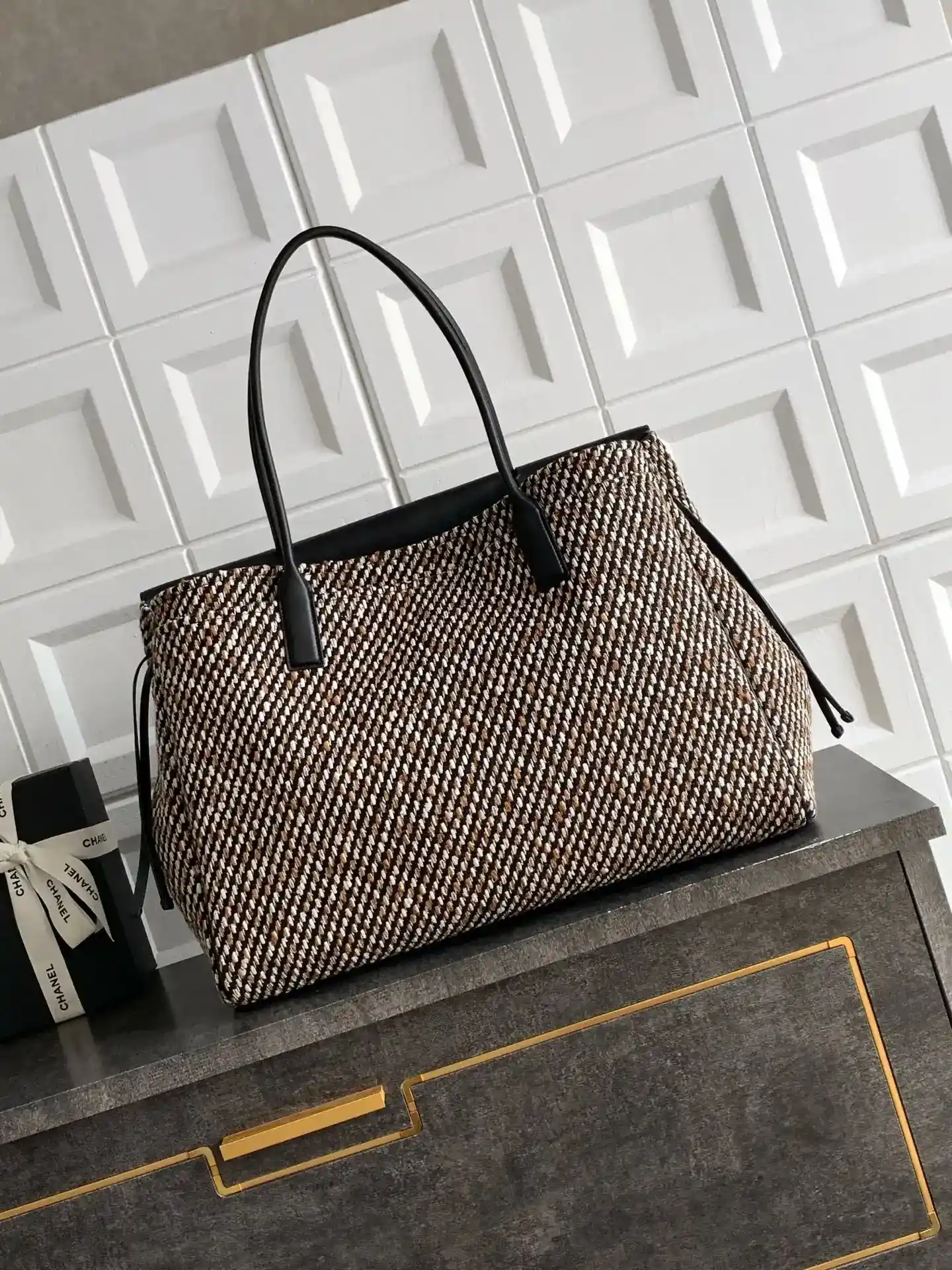 Chanel Gabrielle Black Lambskin Tote Bag product photo from LabelPicks
