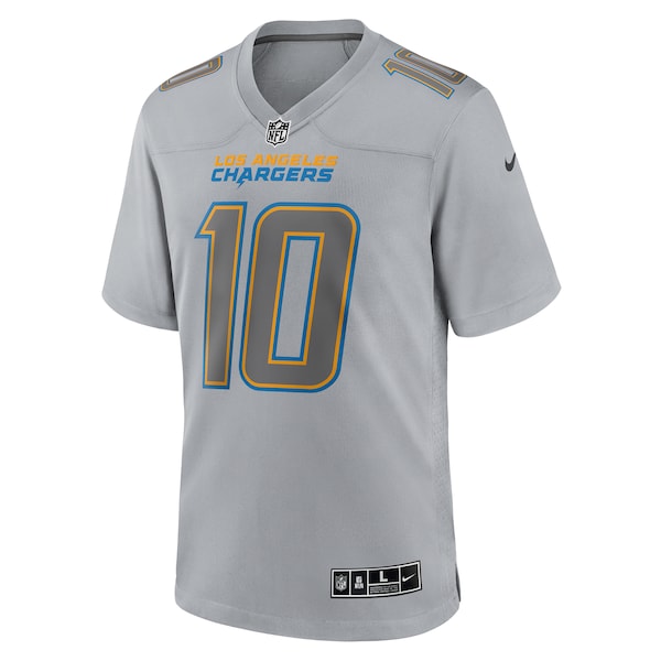 Justin Herbert Los Angeles Chargers Nike Atmosphere Fashion Game Jersey - Gray