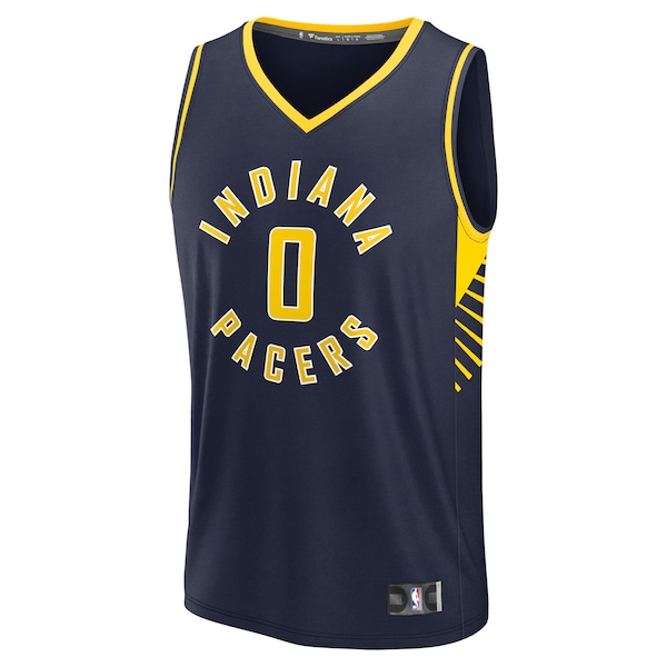 Tyrese Haliburton Indiana Pacers  Fast Break Replica Jersey - Icon Edition - Navy