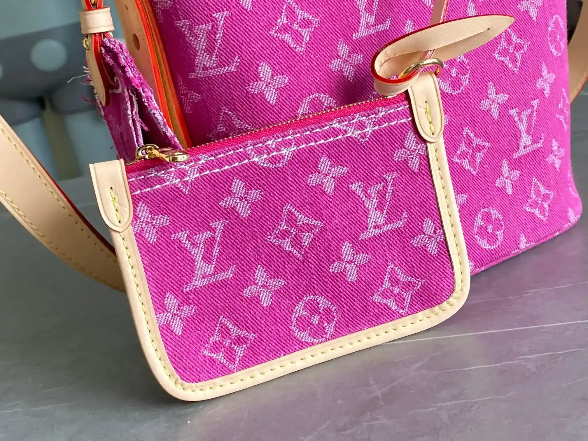 Louis Vuitton Denim Bucket Bag product photo from LabelPicks