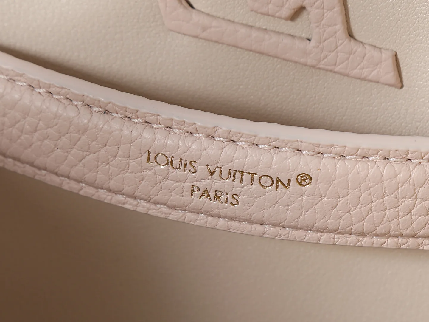 Louis Vuitton Capucines Pink Calfskin Top Handle Bag product photo from LabelPicks