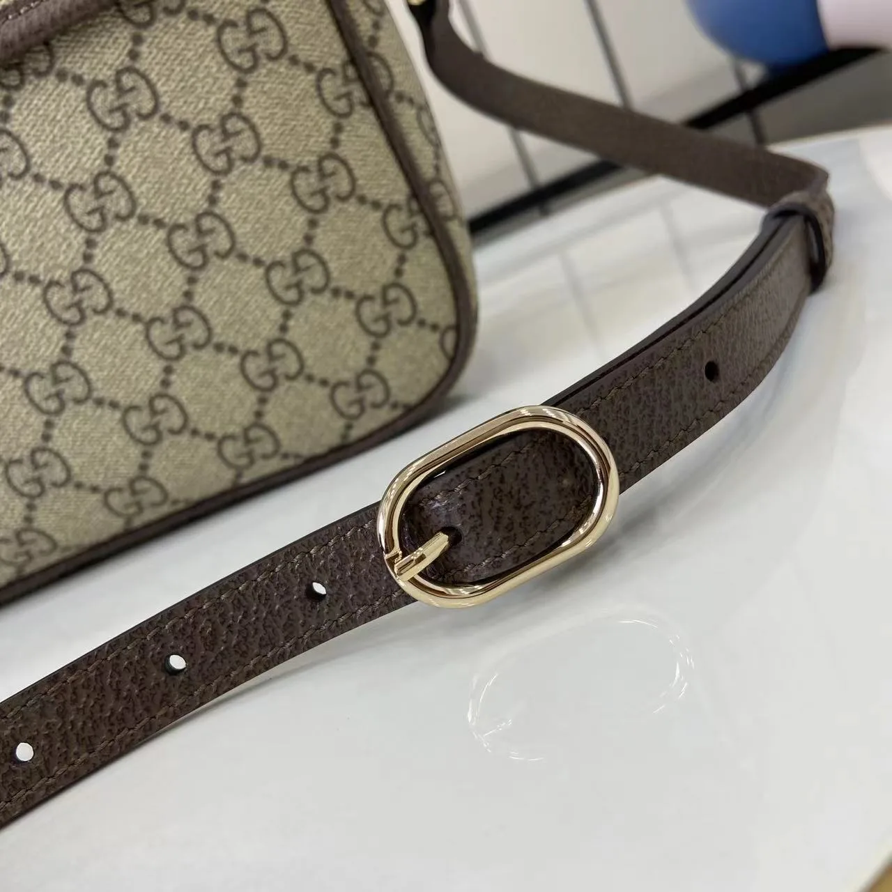 Gucci Ophidia Brown GG Supreme Canvas Crossbody Bag product photo from LabelPicks