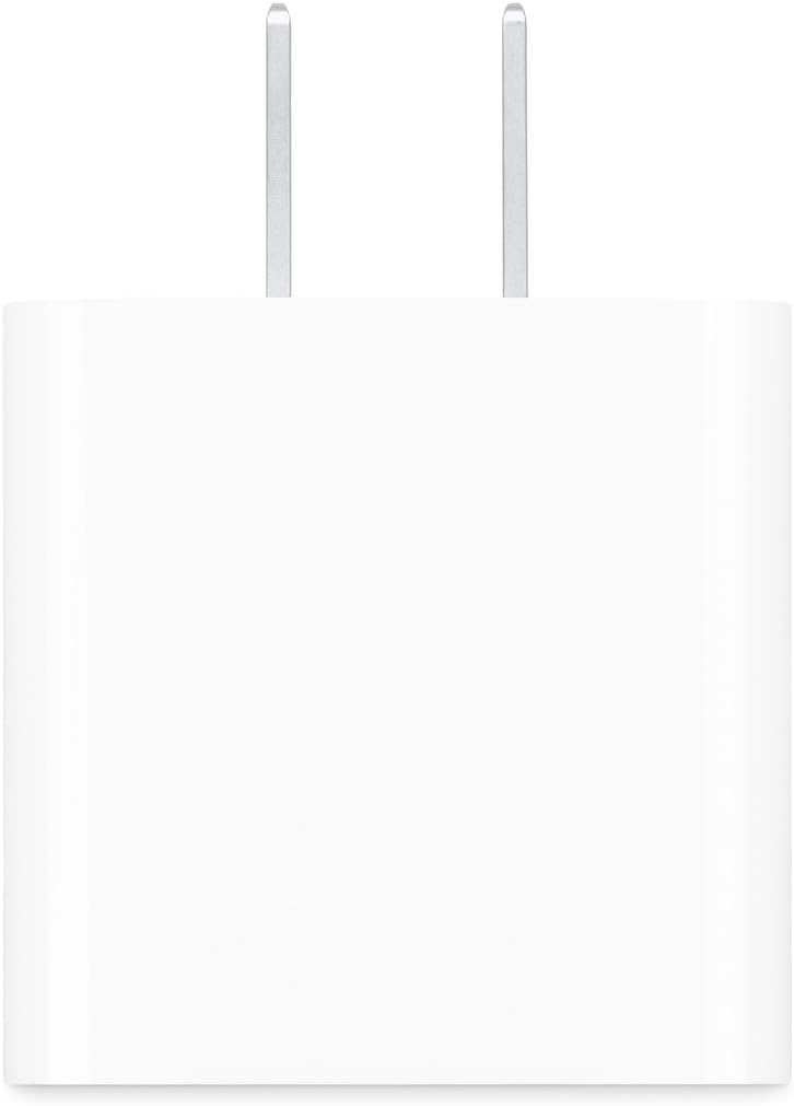 Apple 20W USB-C Compact Power Adapter: Fast and Convenient Charging, Type C Wall Charger, 20W USB-C Compact Power Adapter, Fast and Convenient Charging, Type C Wall Charger