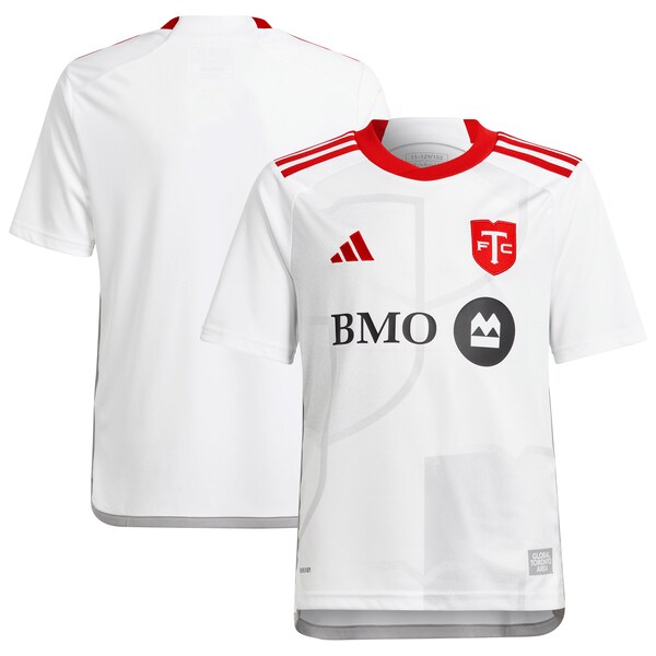 Toronto FC adidas Youth 2024 GTA Kit Replica Jersey – White