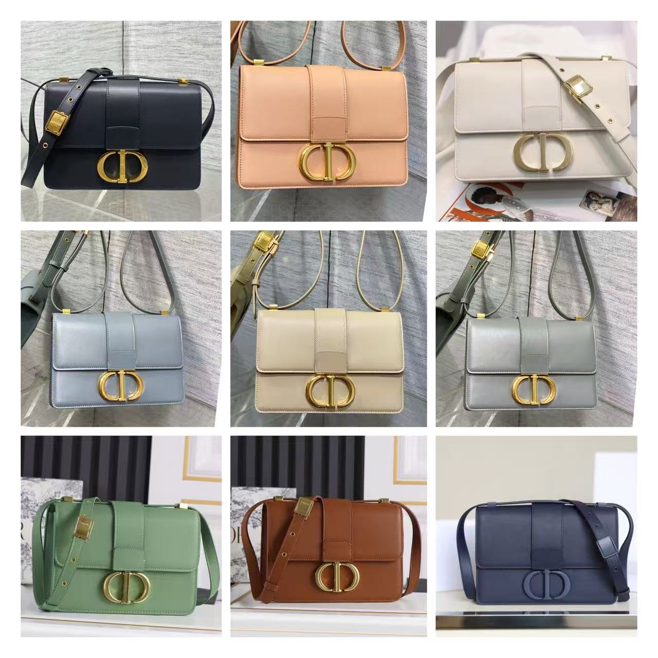 DIOR 30 Montaigne/Calfskin/24CM