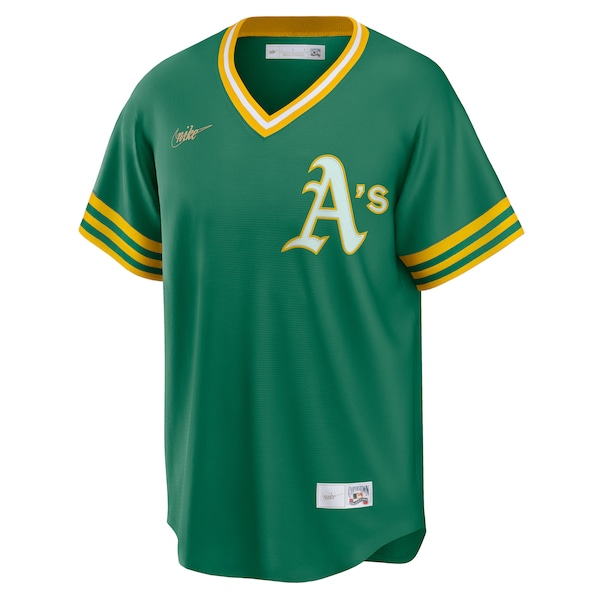 Reggie Jackson Oakland Athletics Nike Road Cooperstown Collection Player Jersey - Kelly Green