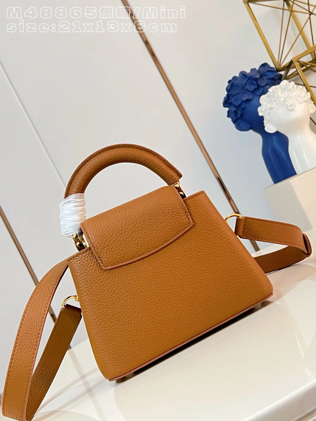 Louis Vuitton Capucines Brown Calfskin Crossbody Bag product photo from LabelPicks