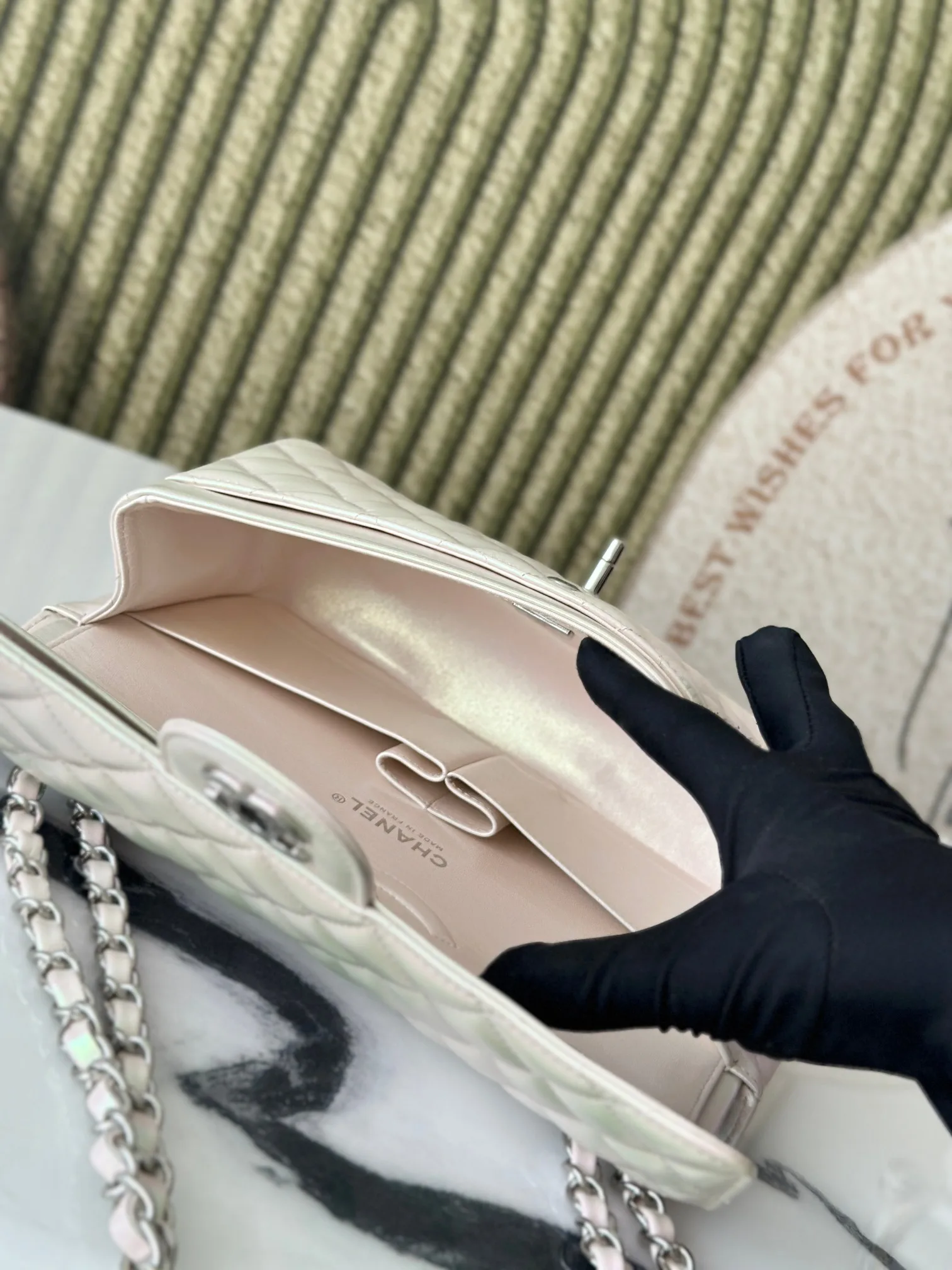Chanel Classic Flap Pink Lambskin Shoulder Bag product photo from LabelPicks
