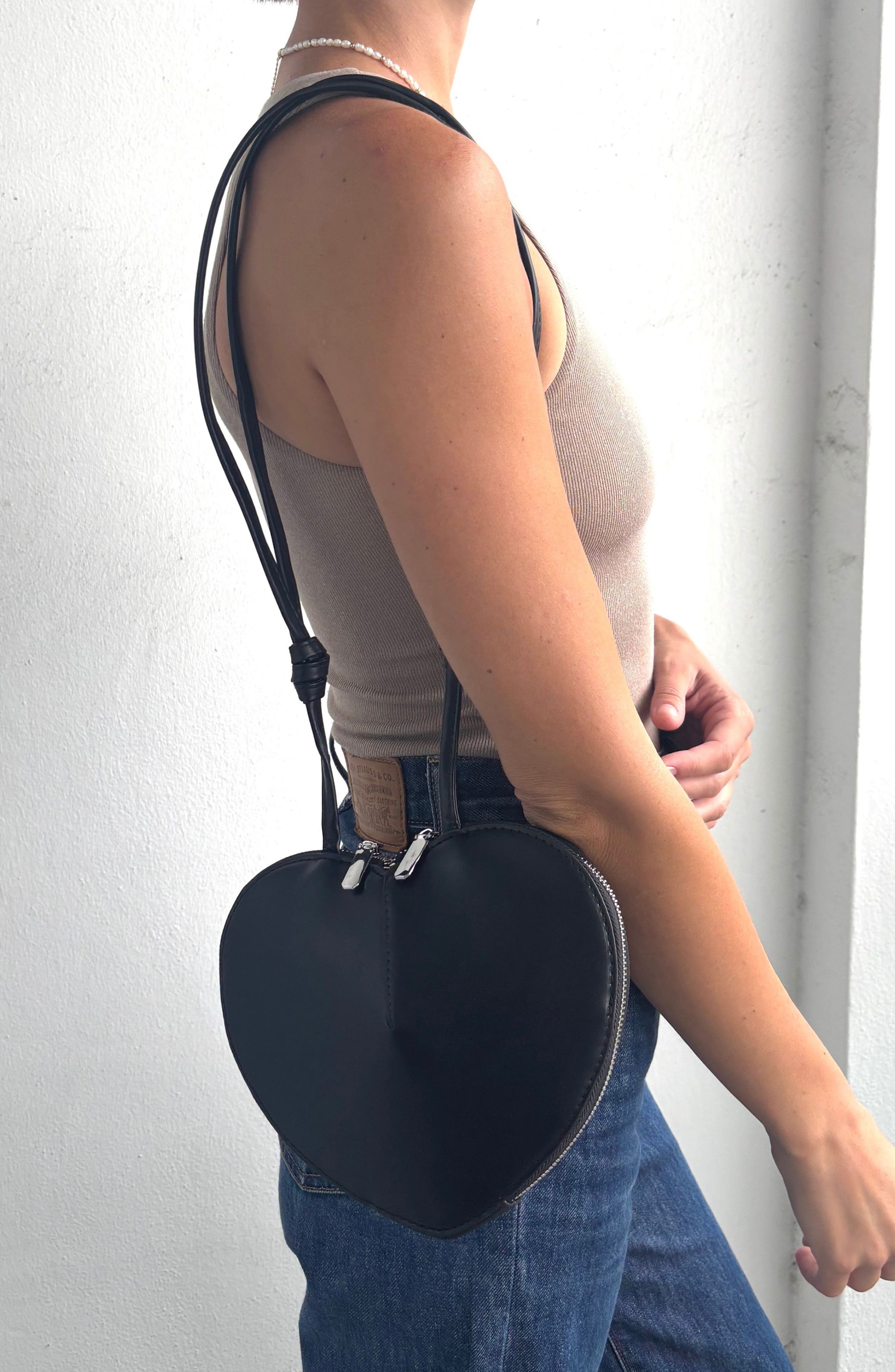 Adornia Heart Crossbody Bag
