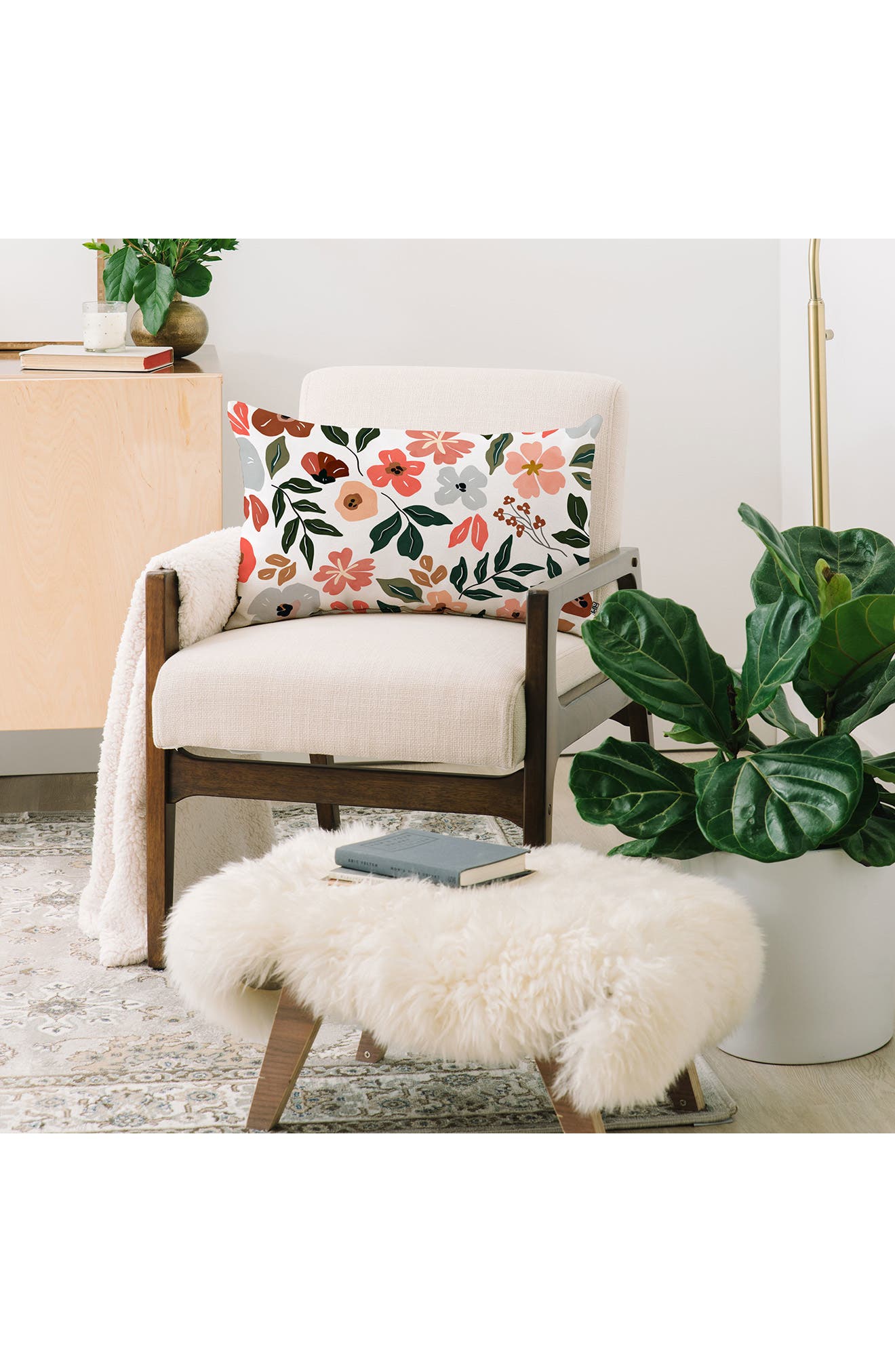 Deny Designs Marta Barragan Camarasa Simple Oblong Pillow