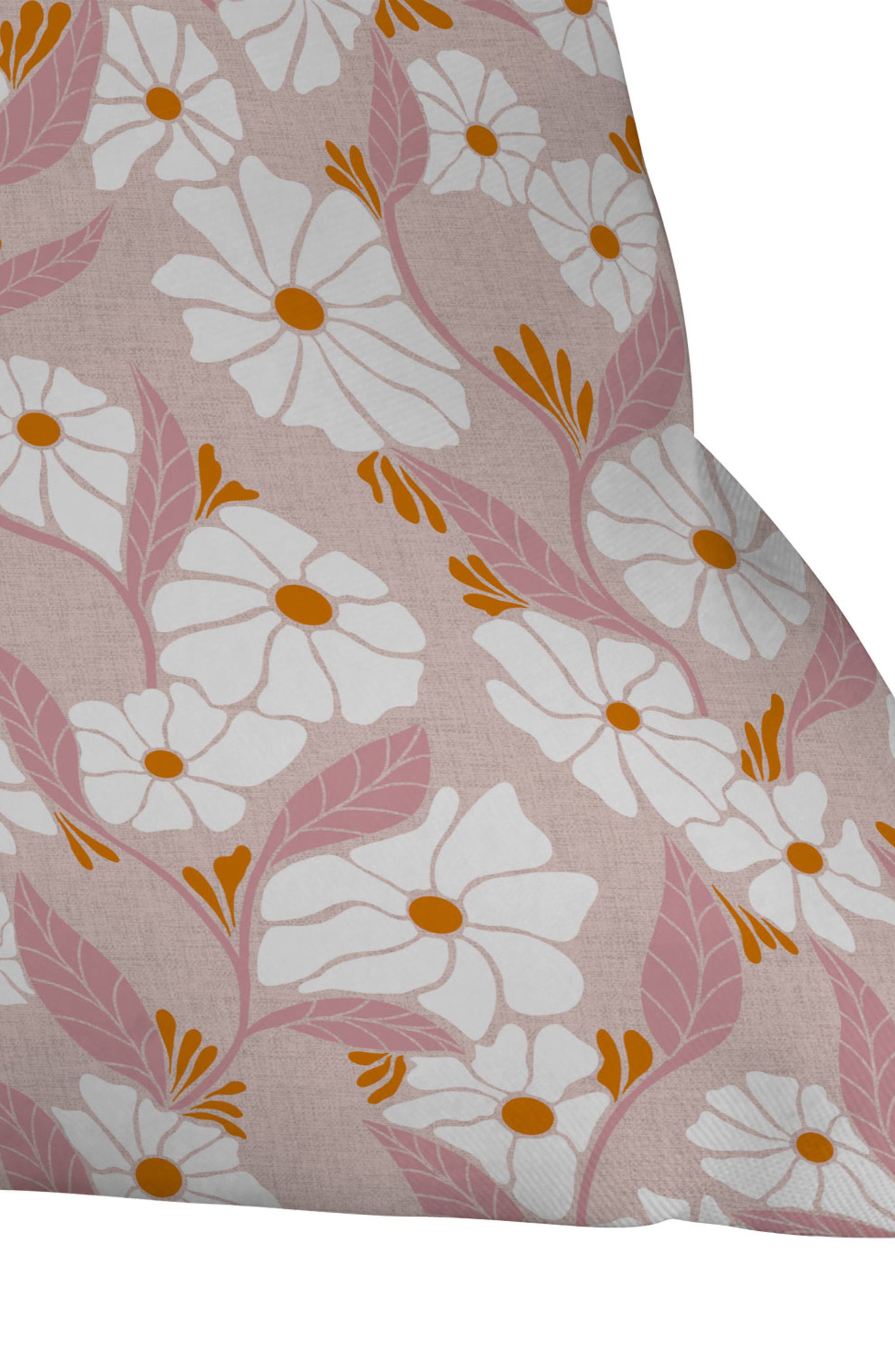 Deny Designs Viveta Groovy Floral Accent Pillow