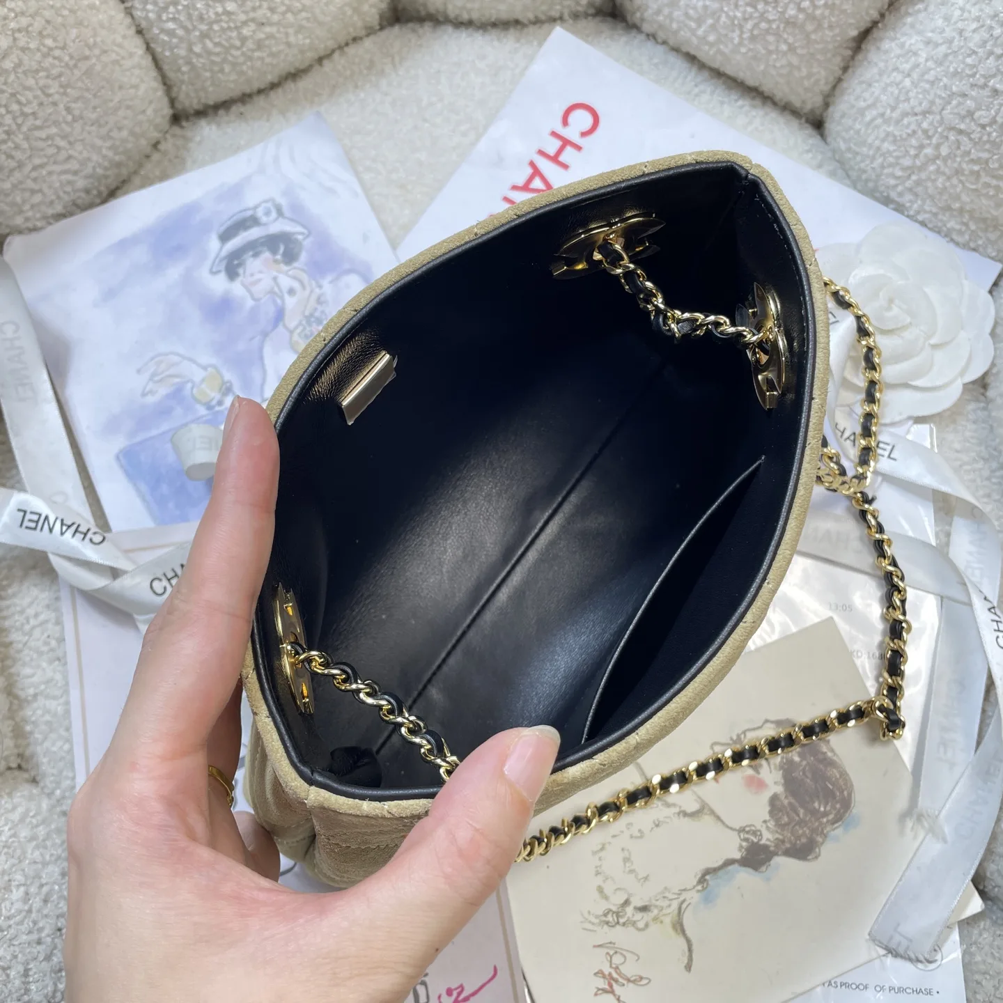 Chanel Gold Lambskin Tote Bag product photo from LabelPicks