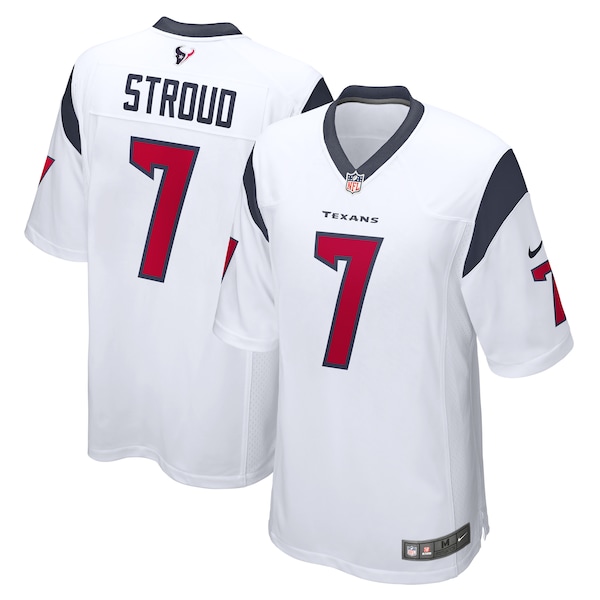 CJ Stroud Houston Texans Nike 2023 NFL Draft First Round Pick Game Jersey - White/Navy/Red