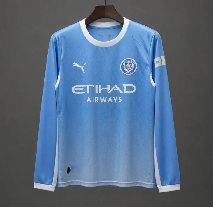 Manchester City Home Long Sleeves Jersey Fan Version 26/27 1:1 Thai Quality