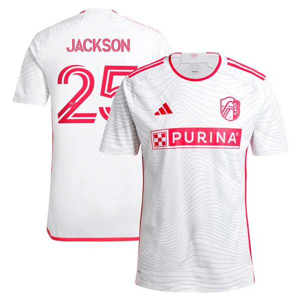 Aziel Jackson St. Louis City SC adidas 2024 The Confluence Kit Replica Player Jersey - White