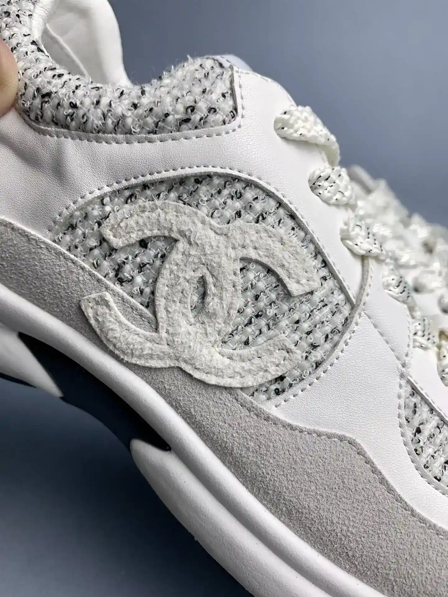 CHANEL Sneakers Fabric & Suede product photo from LabelPicks