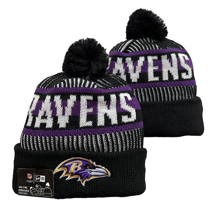 BALTIMORE RAVENS KNIT HAT