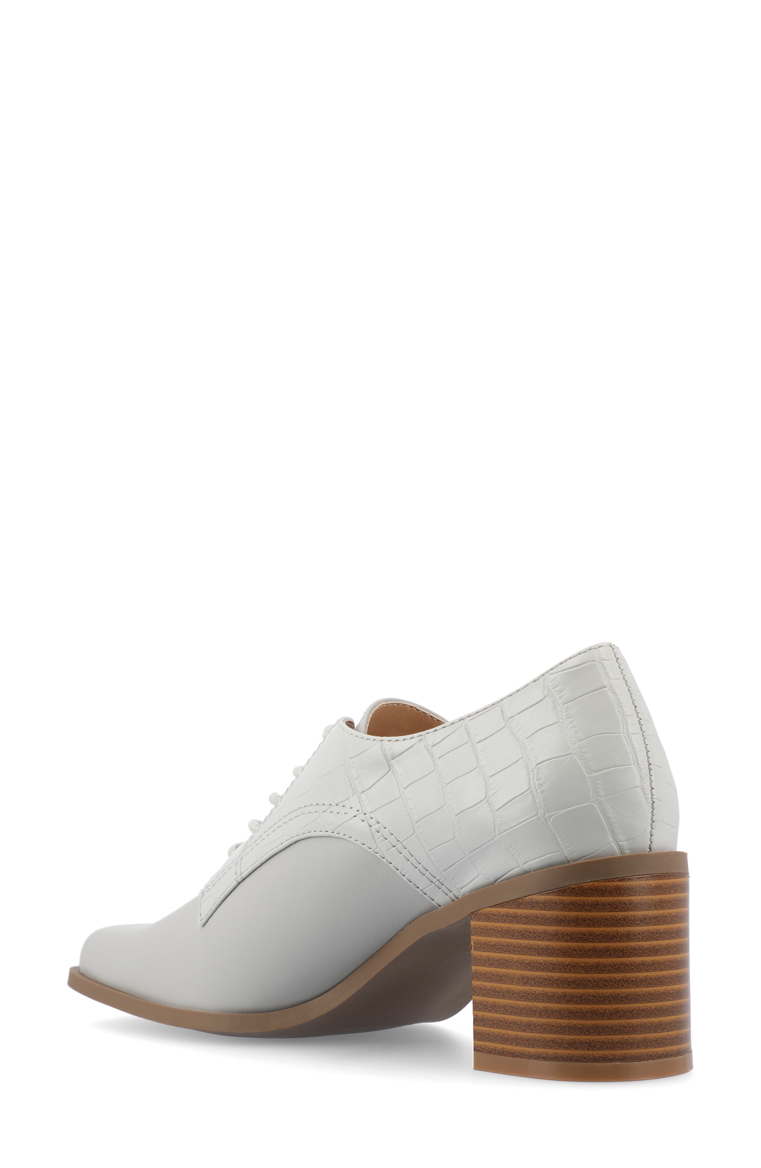 Journee Collection Sylvan Block Heel Derby Pump