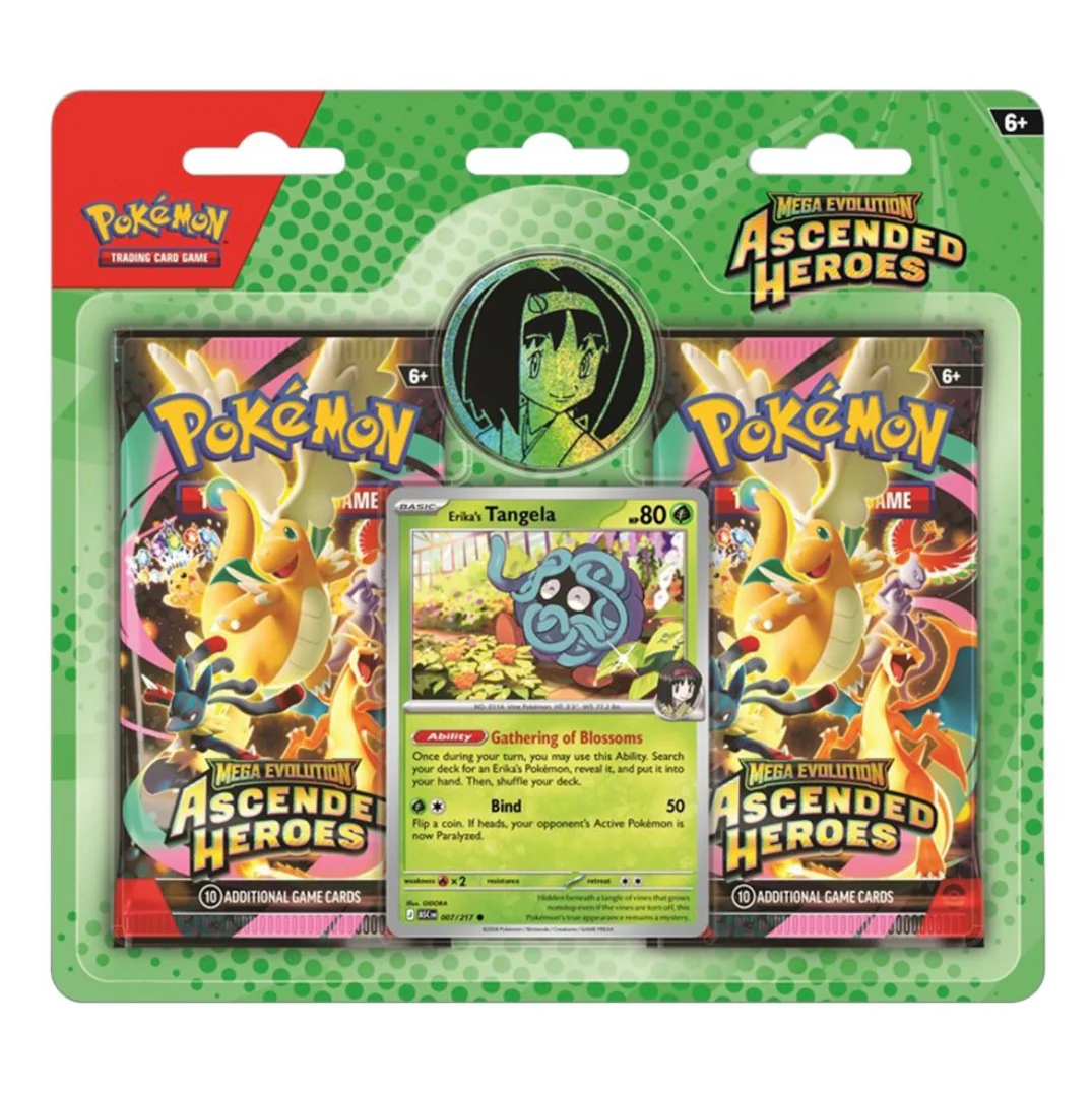 Pokemon TCG: Mega Evolution: Ascended Heroes: 2-Pack Blister (Random Promo)