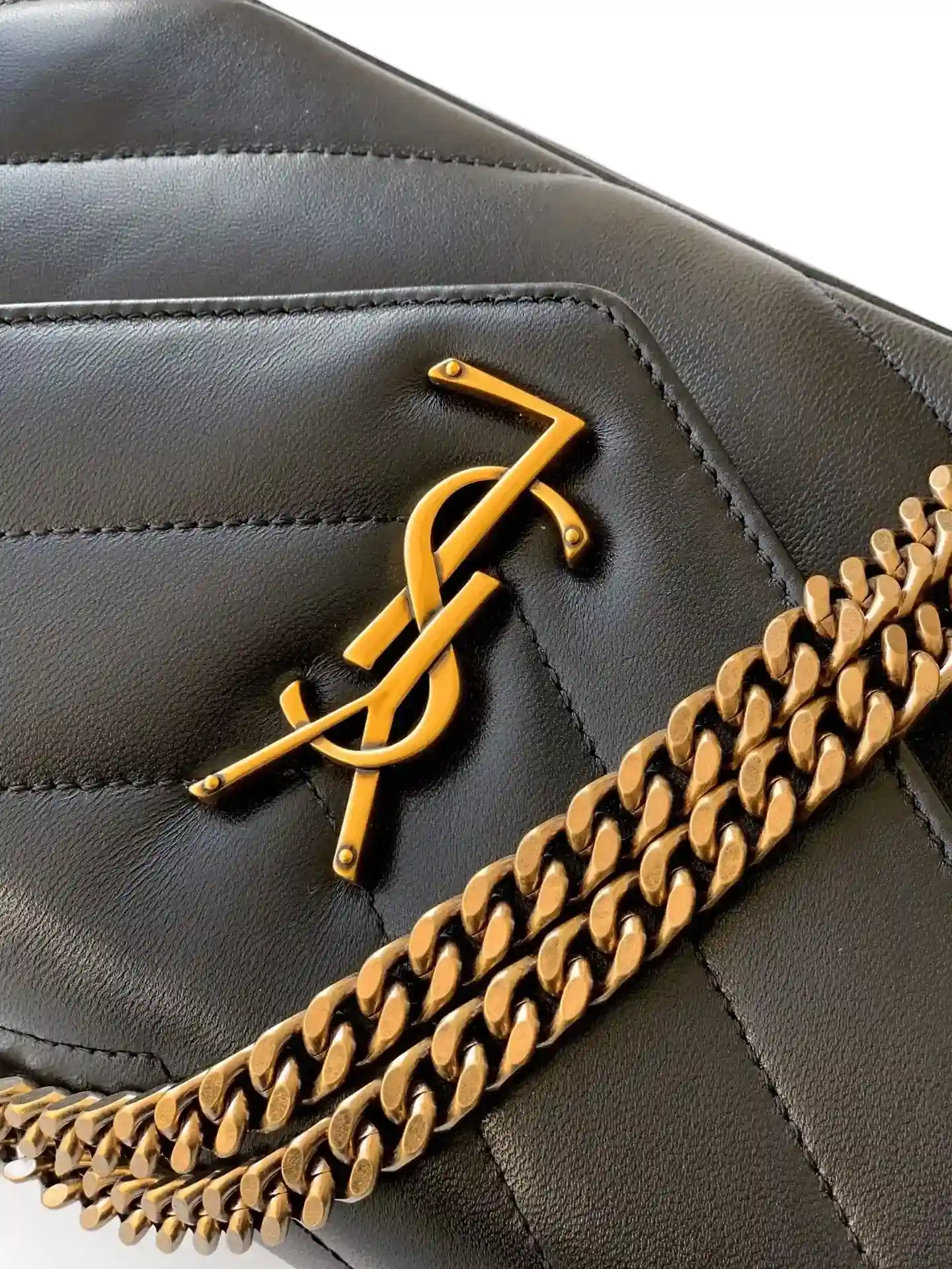 Saint Laurent Black Loulou Lambskin Shoulder Bag product photo from LabelPicks