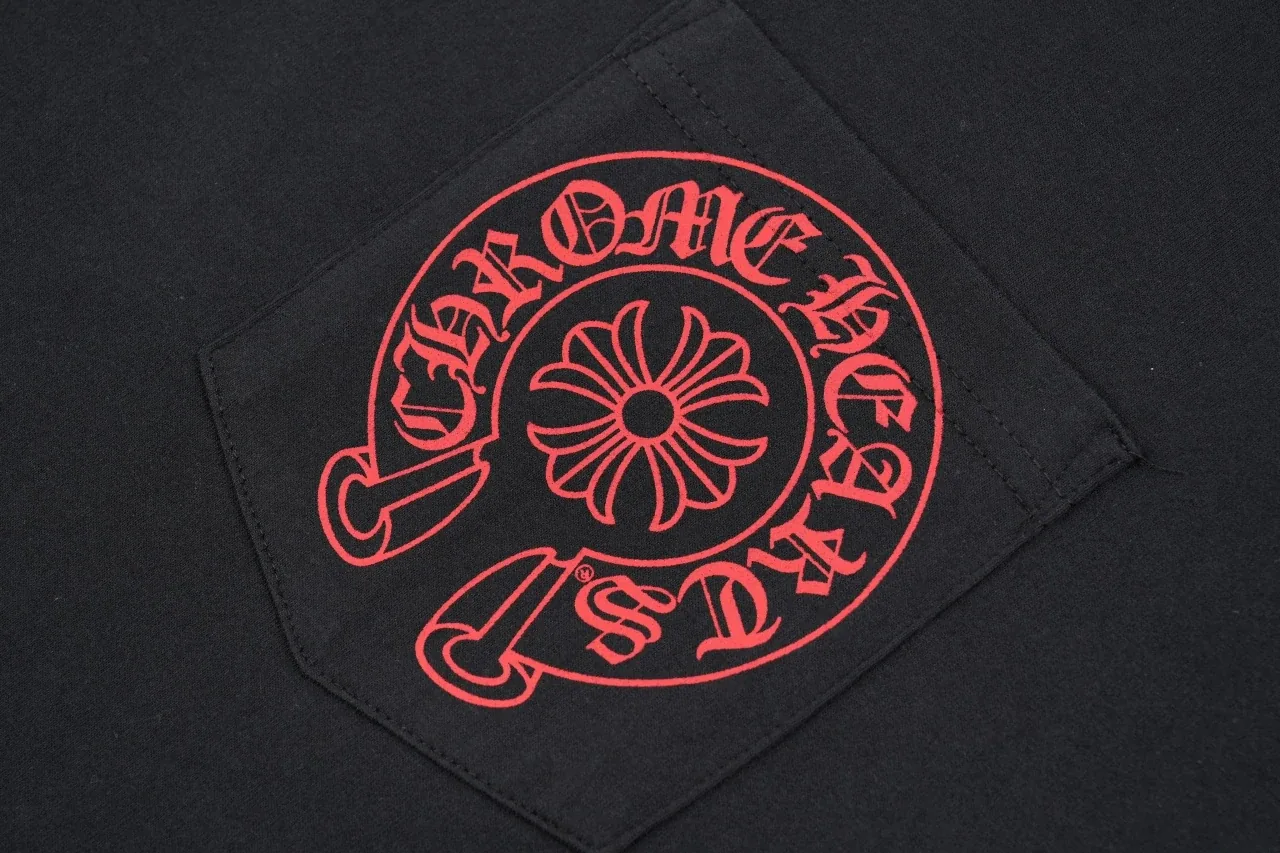 Chrome Hearts Black Red Cross Starburst Graphic T-Shirt product photo from LabelPicks