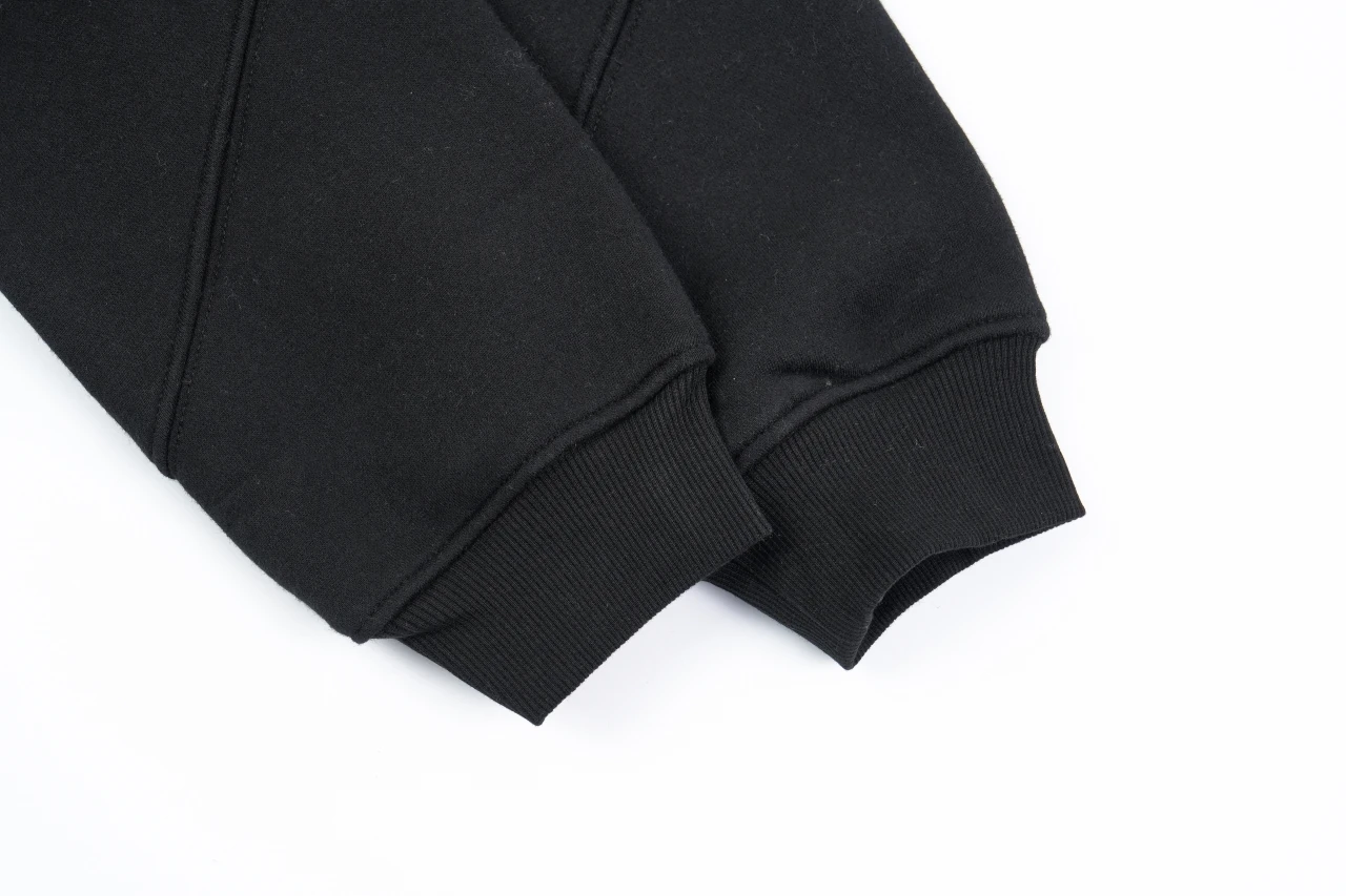 Nike Black Swoosh Embroidered Zip Hoodie Jacket product photo from LabelPicks