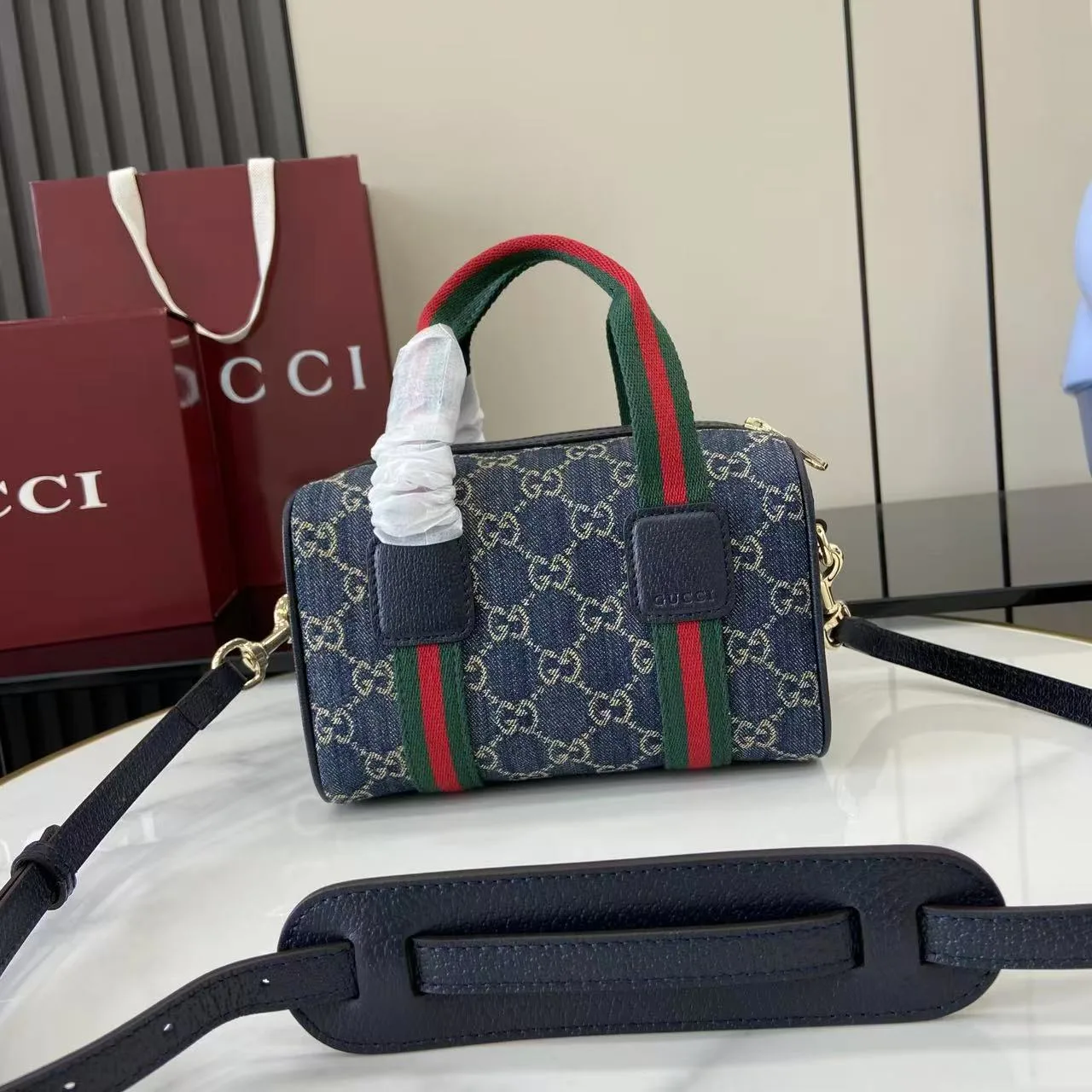 Gucci Denim Top Handle Bag product photo from LabelPicks