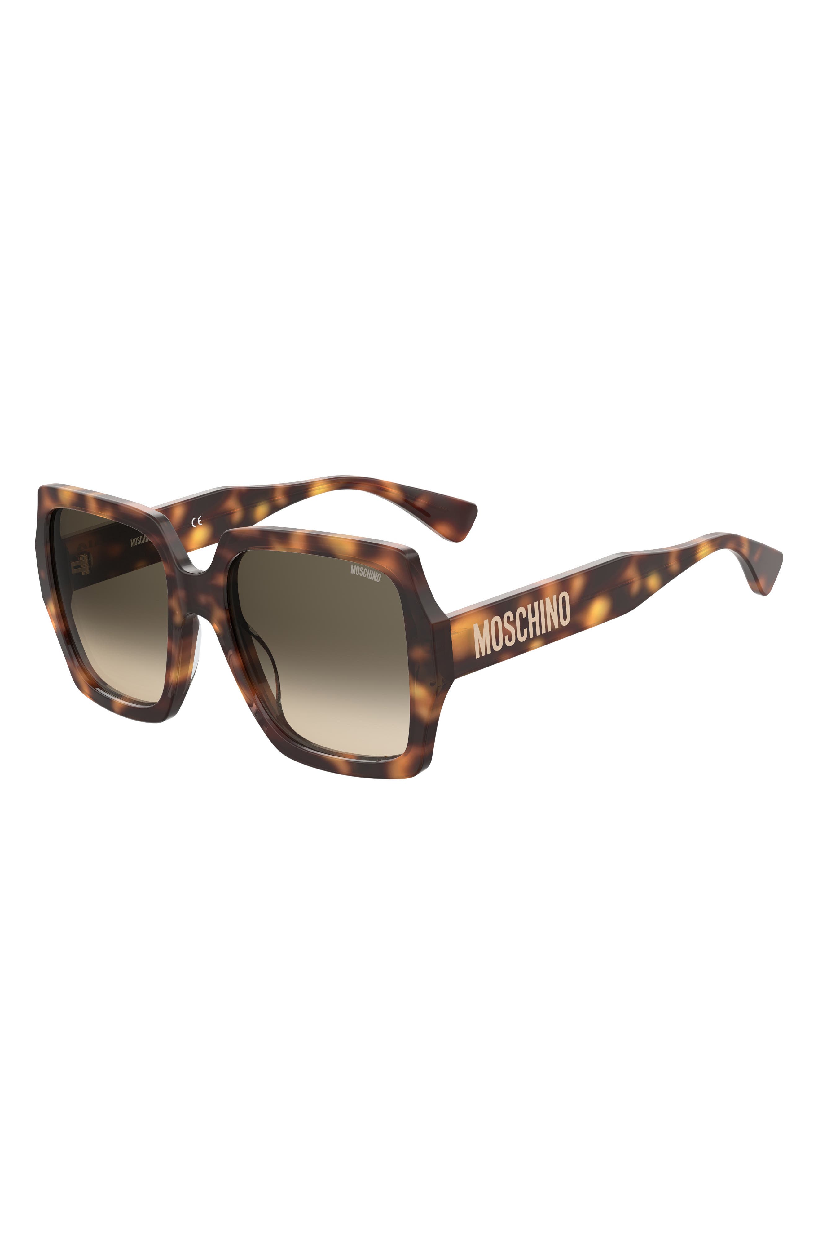Moschino 56mm Gradient Square Sunglasses