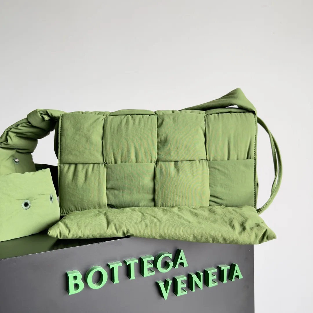 Bottega Veneta Cassette Green Nylon Belt Bag product photo from LabelPicks