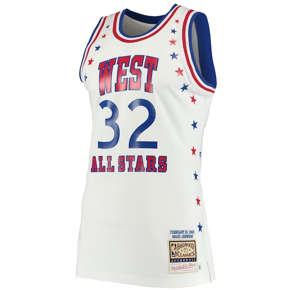 Magic Johnson Los Angeles Lakers 1983 NBA All-Star Game Hardwood Classics Authentic Jersey - White