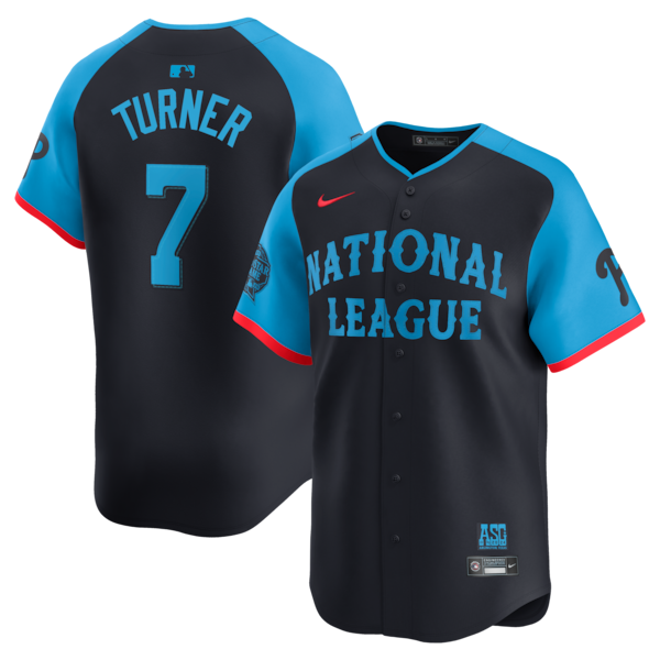 Trea Turner National League Nike 2024 MLB All-Star Game Limited Player Jersey - Navy