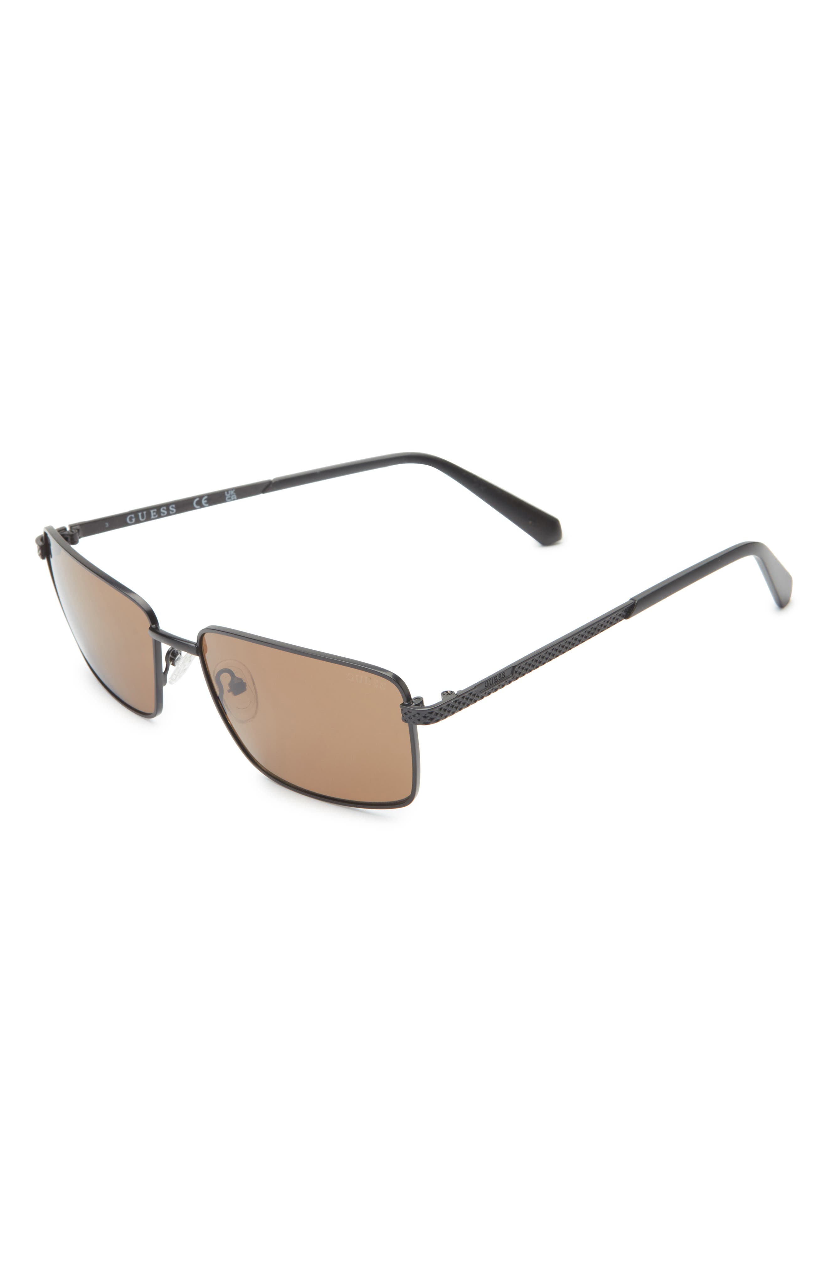 GUESS 59mm Rectangular Sunglasses