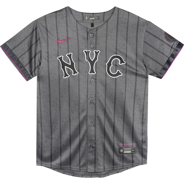 Pete Alonso New York Mets Nike Preschool 2024 City Connect Limited Player Jersey - Graphite