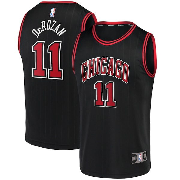 DeMar DeRozan Chicago Bulls  Youth Fast Break Player Jersey - Statement Edition - Black