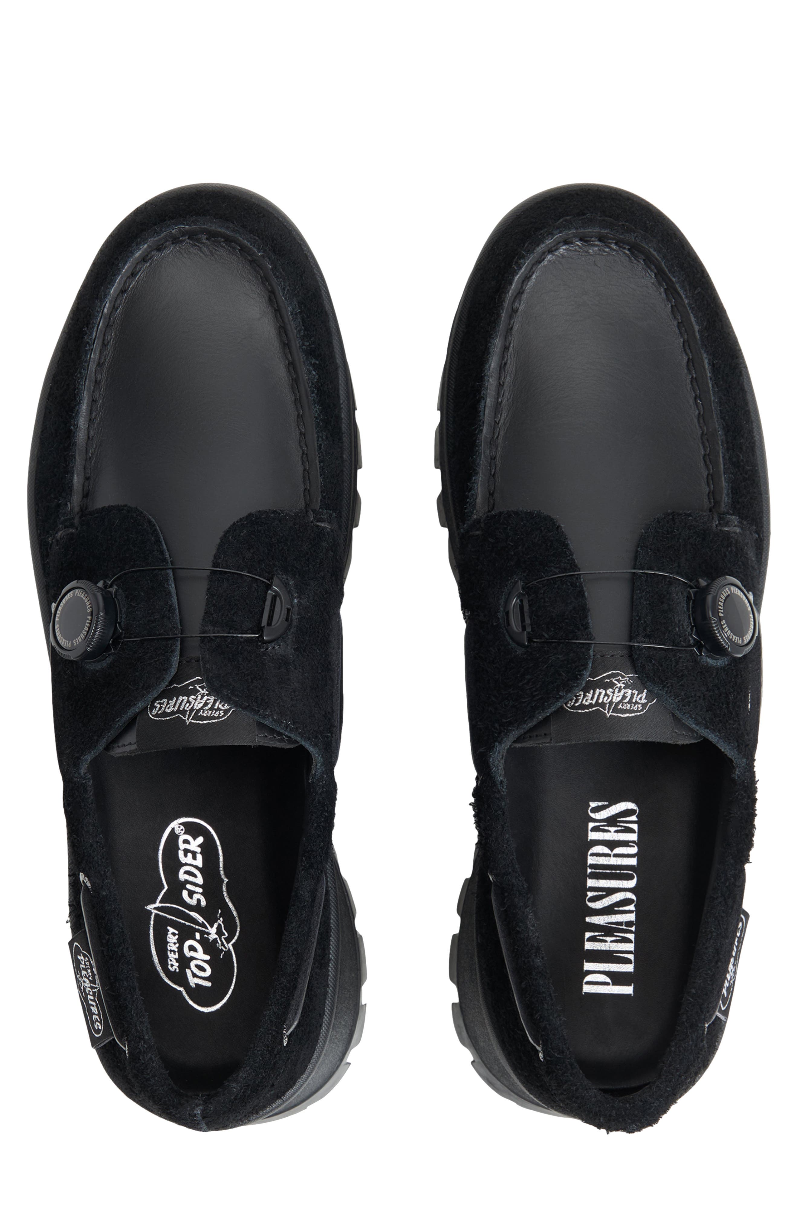 Sperry x PLEASURES 3-Eye Vibram Turn-Lock Lug Boat Shoe