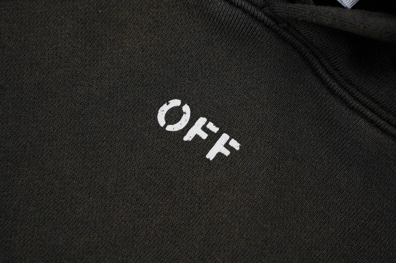 Off-White Black Saint Matthew and Angel Graphic Hoodie product photo from LabelPicks