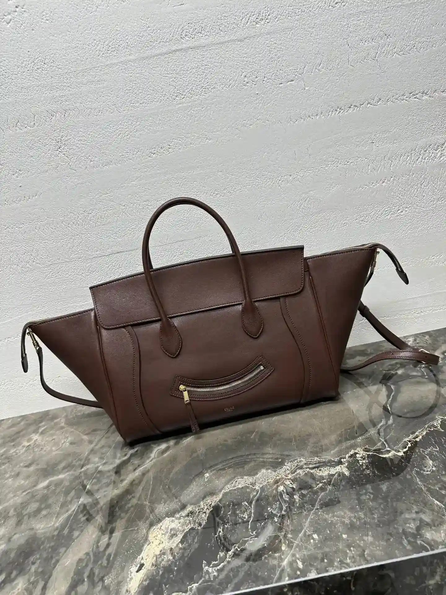 Celine Lambskin Luggage Top Handle Bag product photo from LabelPicks