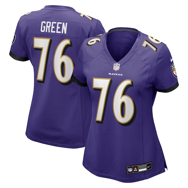 Kenyon Green Baltimore Ravens Nike Women's Team Game Jersey -  Purple