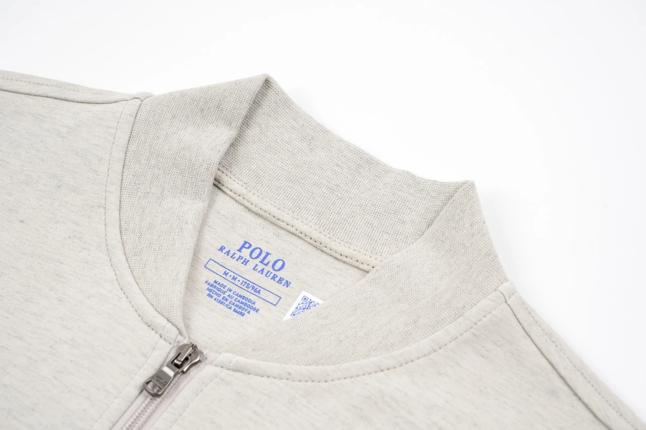 Ralph Lauren Off White Pony Embroidered Baseball Jacket product photo from LabelPicks