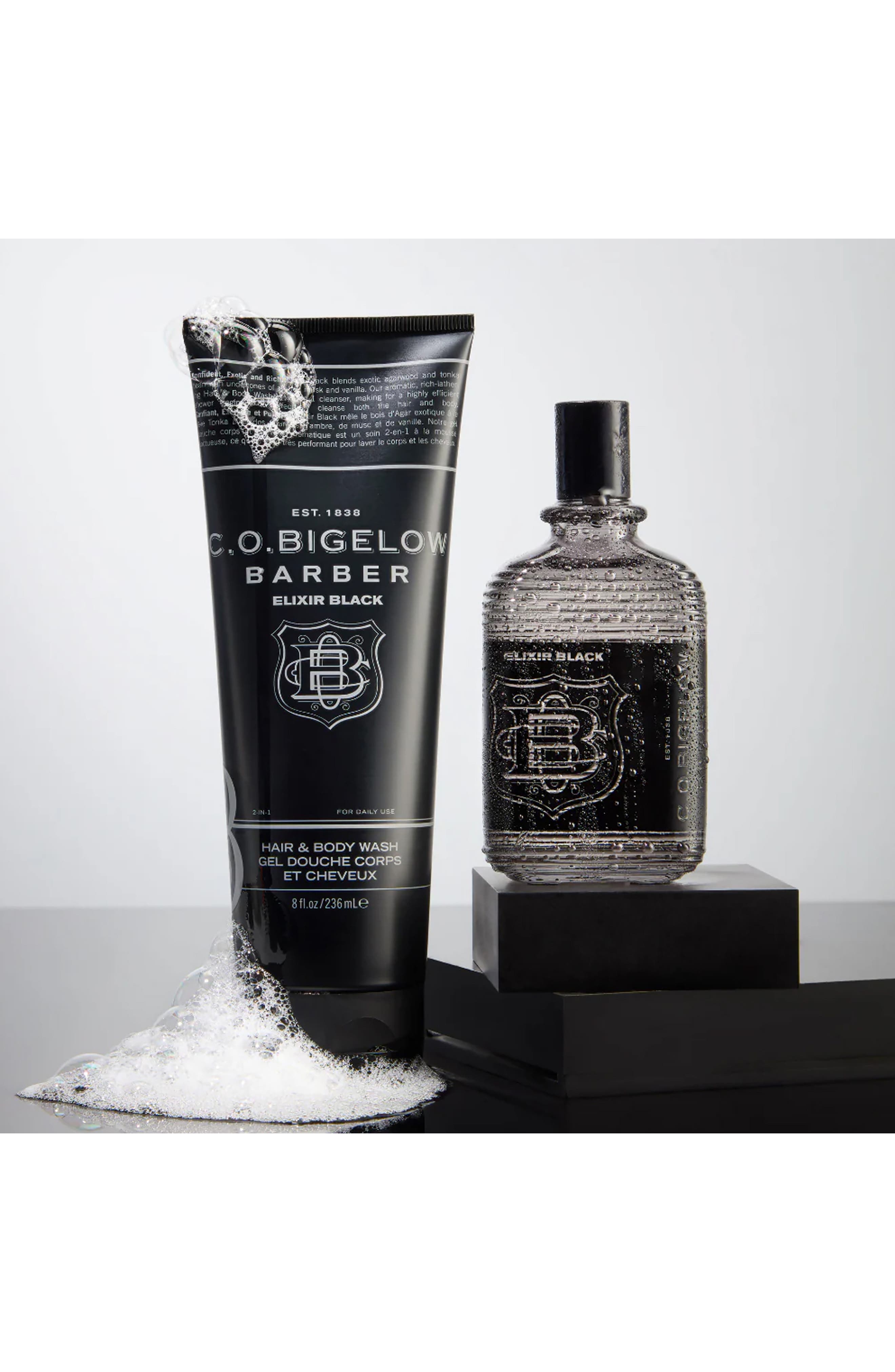 C.O. Bigelow Elixir Black Apothecary Box, Cologne + Hair & Body Wash $62 Value