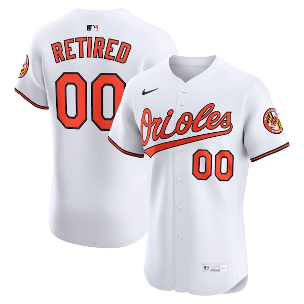 Baltimore Orioles Nike  Home Elite Pick-A-Player Retired Roster Jersey - White
