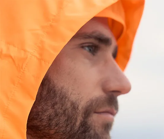 Windprotection-Jacke, neonorange